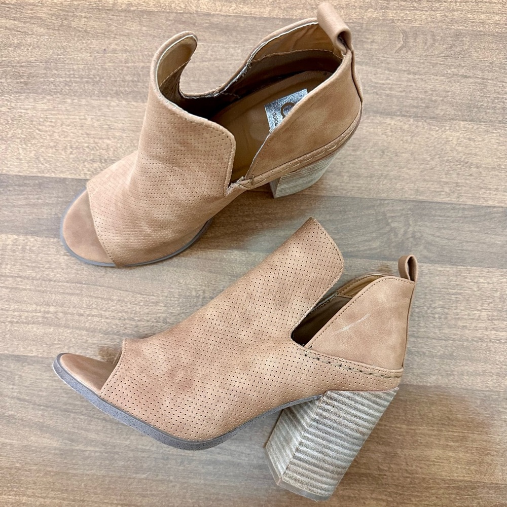 Dolce Vita Open Toe Booties